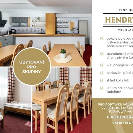 Holiday home Hendrych - Pro Skupiny Vrchlabi